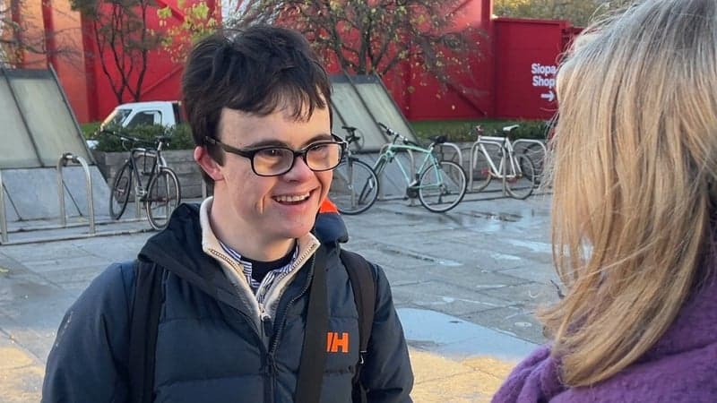 Young actor with Down syndrome urges people to vote