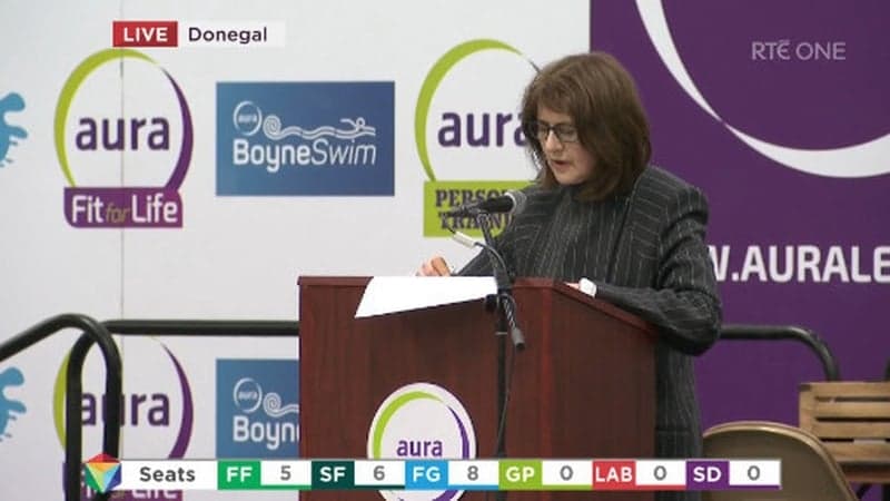 Watch: Fire alarm interrupts declaration in Donegal